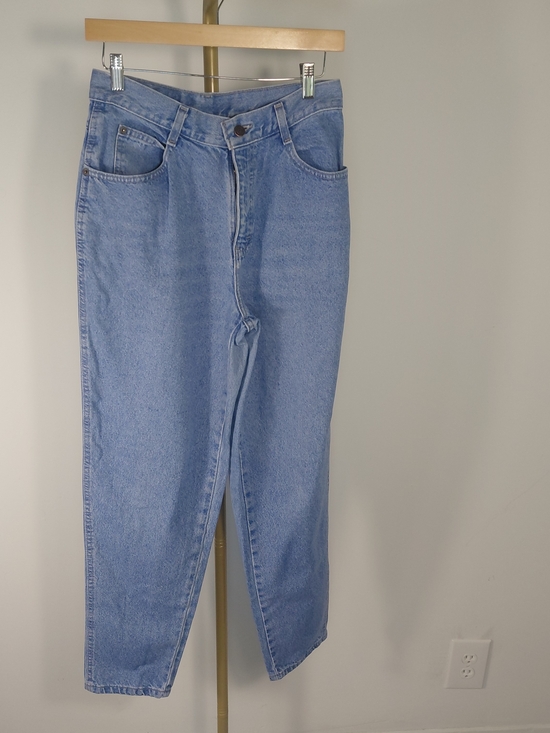 Gitano Denim - VTG Gitano Light Blue Pleated High-waist Mom Jeans 28x29